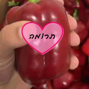 תרומה - פלפל אדום